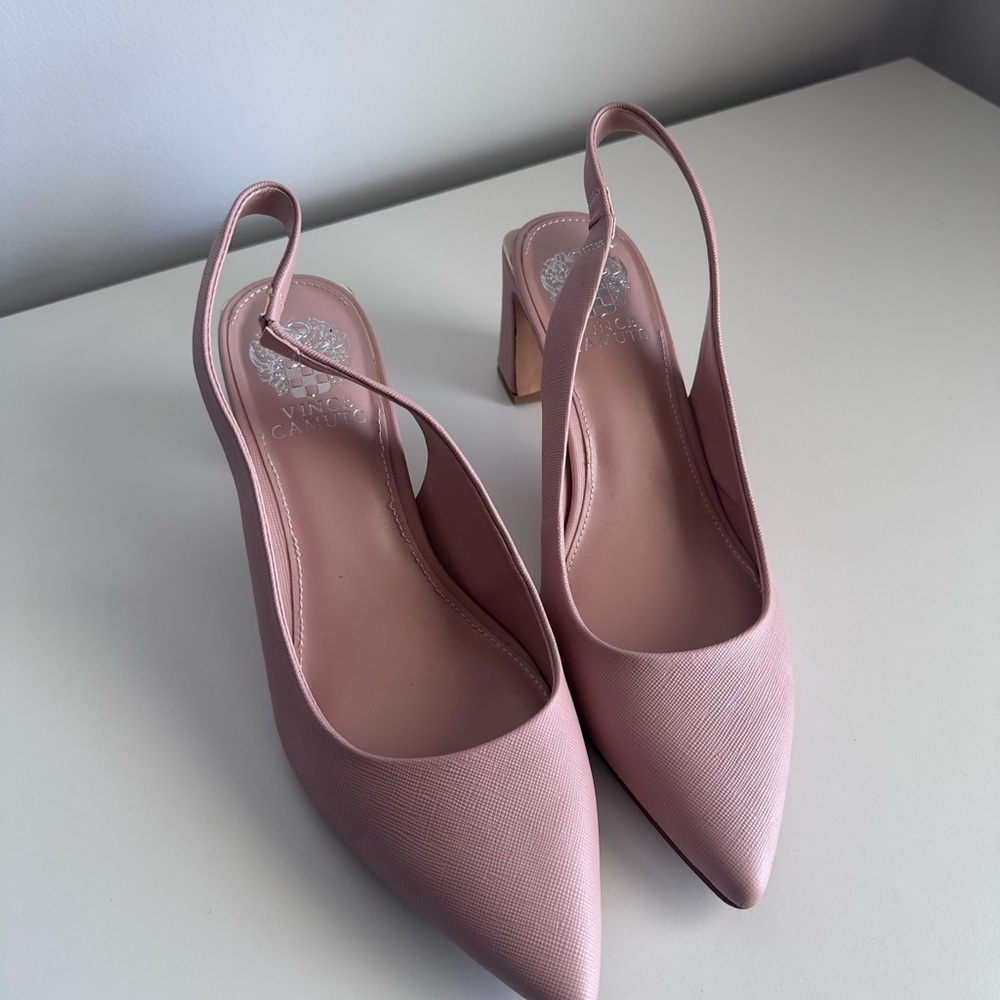 Vince Camuto Pink Slingback Heels